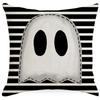 New Halloween Pillowcase Living Room Sofa Bedroom Pillow Single Side Linen Black Pillow