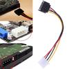 Sata To Ide Power Cable 15 Pin Sata Male To Molex Ide 4 Pin Female Cable Adapter