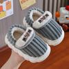 Children's Cotton Slippers, Parent-child Soft-soled Non-slip Home Slippers for Adults, Couples, and Babies, Thickened and Fleece-lined for Boys and