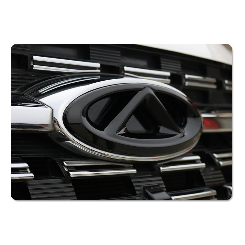Chery Tiggo 8 Pro/7 Pro MAx Car Black Badge Logo Emblem Decal Racing GrillHHood Sticker Styling 3Pcs