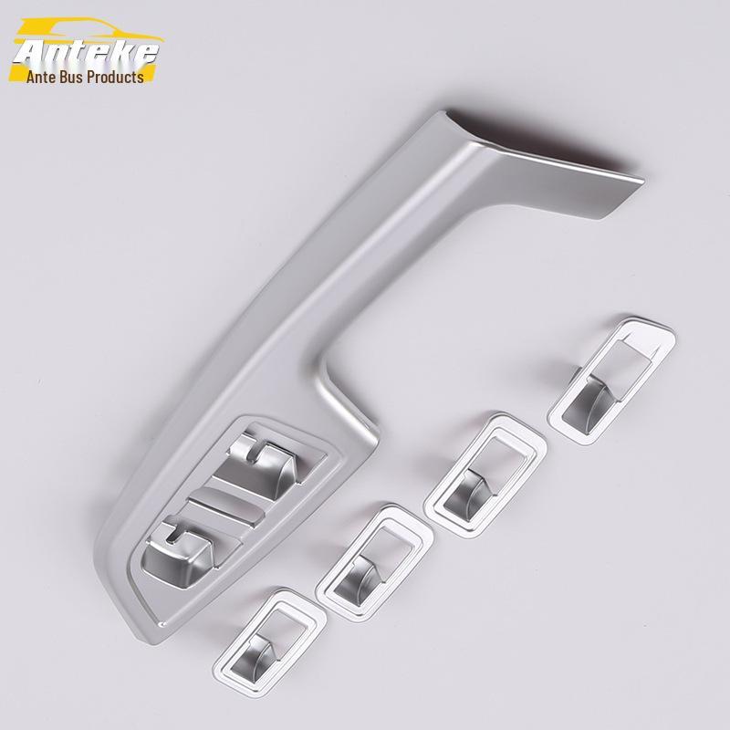 

16 Bora Glass Switch Decorative Frame & Armrest Patch for Car Door Accessories