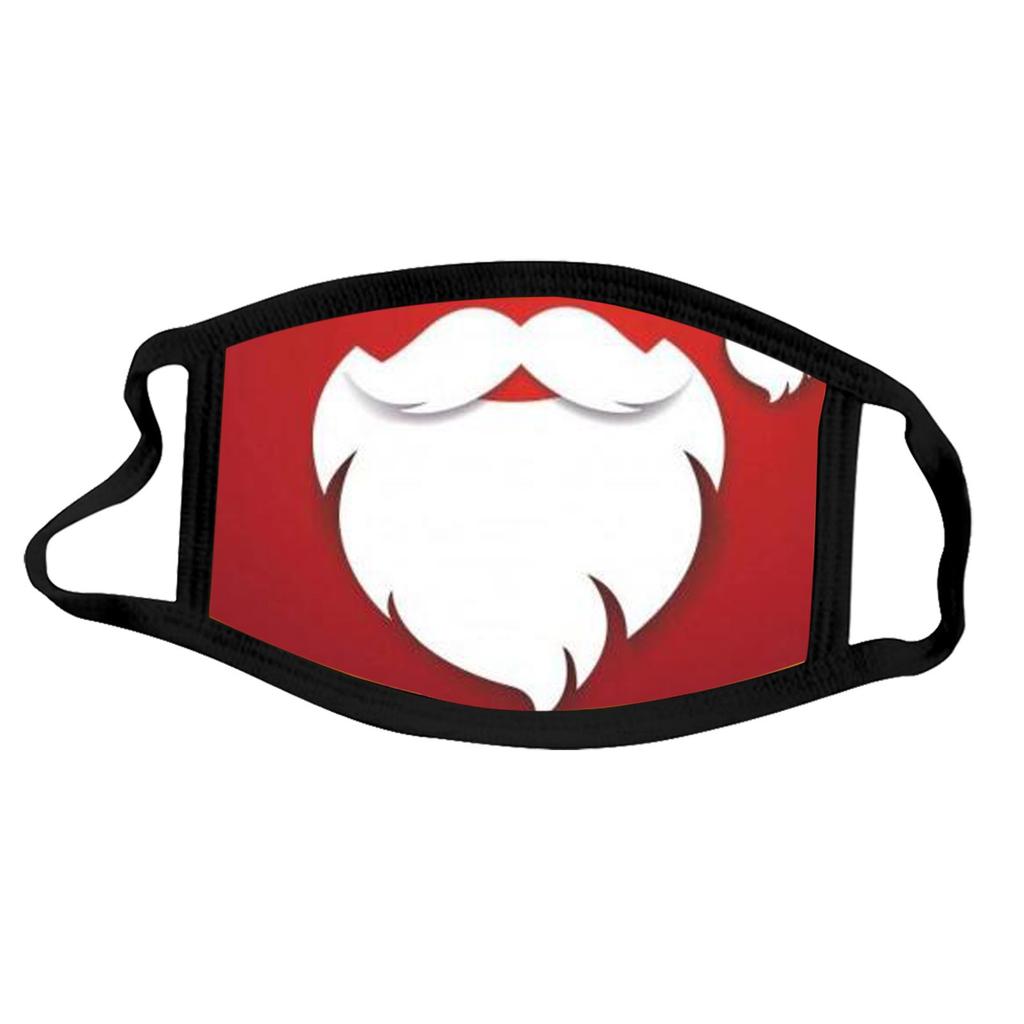 Adult Washable And Reusable Breathable Beard Pattern Windproof And Haze Mask