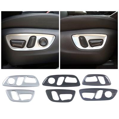 For Toyota Highlander XU70 2024 Interior Accessories Decorate Modify Seat Adjustment Switch Button Panel Cover Frame Sticker