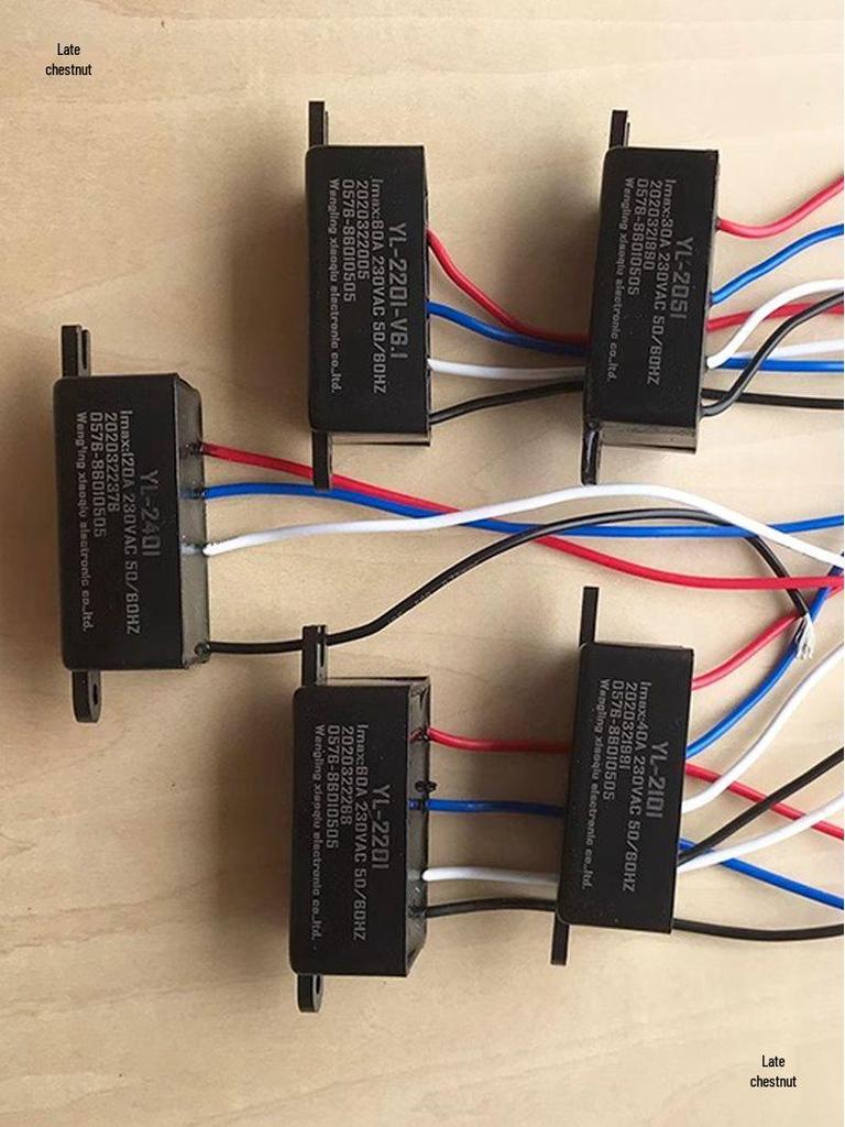 Single-Phase Electronic Centrifugal Switch Motor Starter 30A to 120A