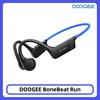 DOOGEE BoneBeat Run Bone Conduction Headphones Open-Ear Wireless Sports Earphone 10 Hours Battery Life for Running, Cycling