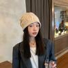 Soft and Skin Friendly Plus Velvet Baotou Pile Hat Warm Knitted Hat
