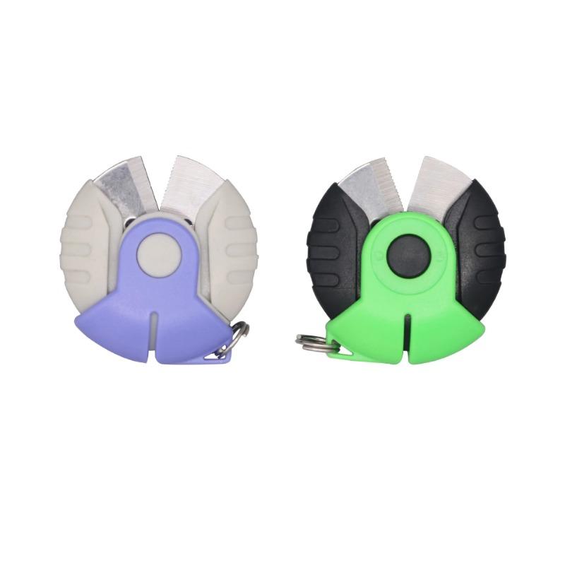 Mini Edelstahl Scharf Rund PE Angelschnur Schneider Outdoor Wandern Angeln Werkzeug Taschenscheren Zum Schnur Schneiden