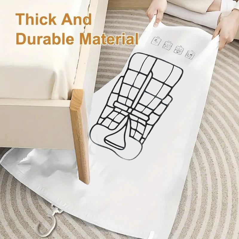 Vacuum Hanging Storage Bags Space Saving Clothes Compression Vacuum Covers Reusable Closet Vacuum Storage Bag Clothes For Down