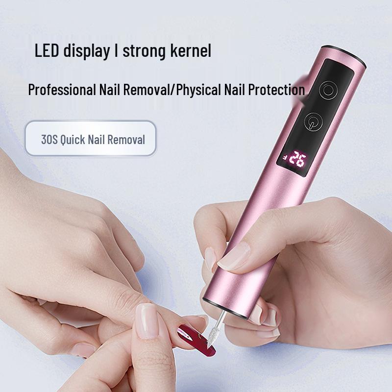 2025 USB Rechargeable Electric Nail Grinder & Engraving Pen with Digital Display and Aluminum Alloy Build