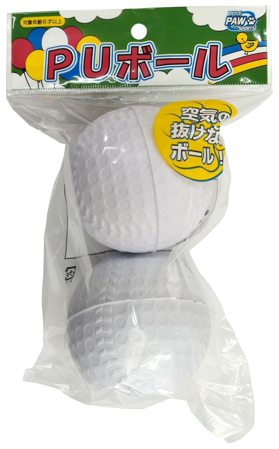 LEZAX Little Paw Sports PU Бейсбол 2 шт. LPFS-5757 белый