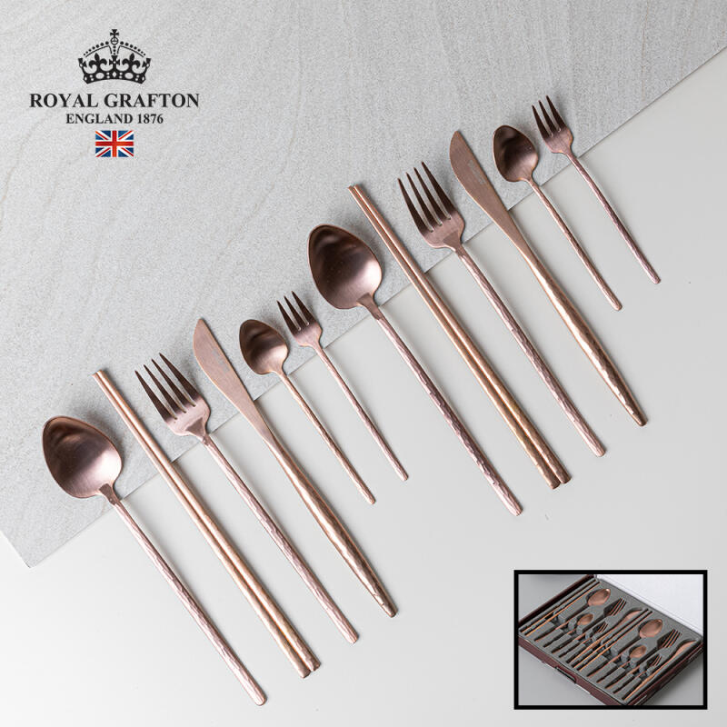 Royal Grafton Ramis Cutlery 14P (Rose Gold)