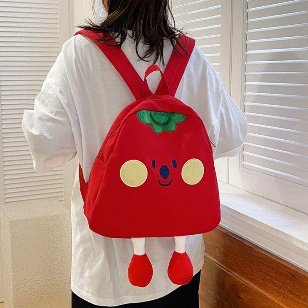 Cartoon Design Double-Shoulder Bag New Style Kawaii Cartoon Backpack For Students