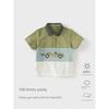 David Bella Kidsren's T-Shirt 2026 Summer New Style Boys' Short-Sleeved Contrasting Color Casual Thin Breathable Cotton Polo Shirt