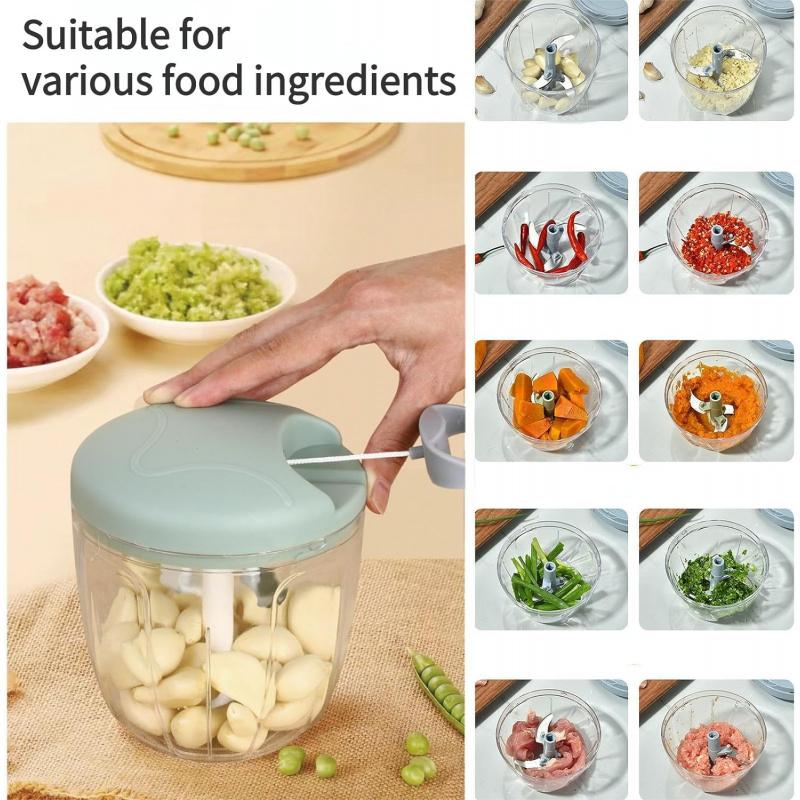 1 piece Manual meat grinder garlic mincer rotary garlic press vegetable onion cutter kitchen cooking accessories for Home