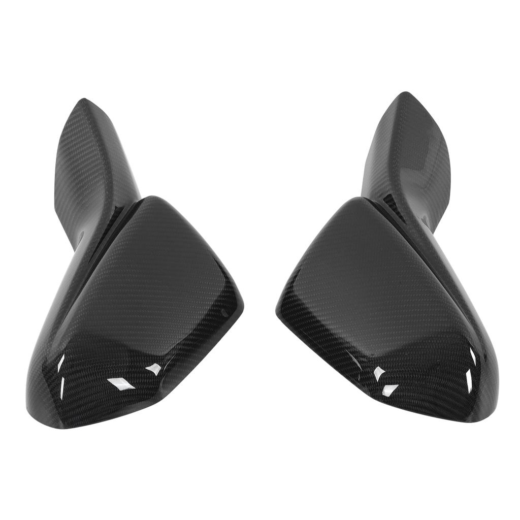 2Pcs Set Carbon Fiber Rearview Side Mirror Cover Replacement for Chevy Camaro 2015‑2021