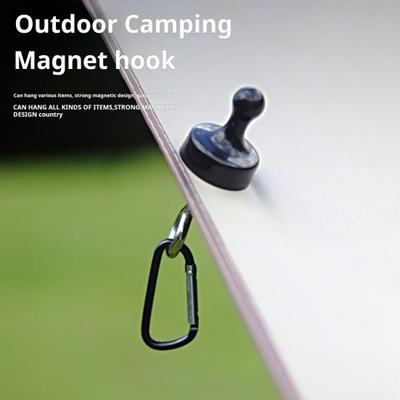 Camping Magnetic Hook Heavy Duty Stainless Steel Detachable Outdoor Tent Canopy Camping Gear Lantern