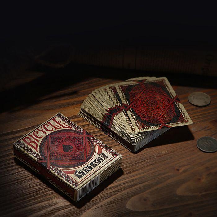 Fournier- Bicycle Vintage Des Cartes À Jouer Classiques, 1040828, Rouge E Noir 1040828