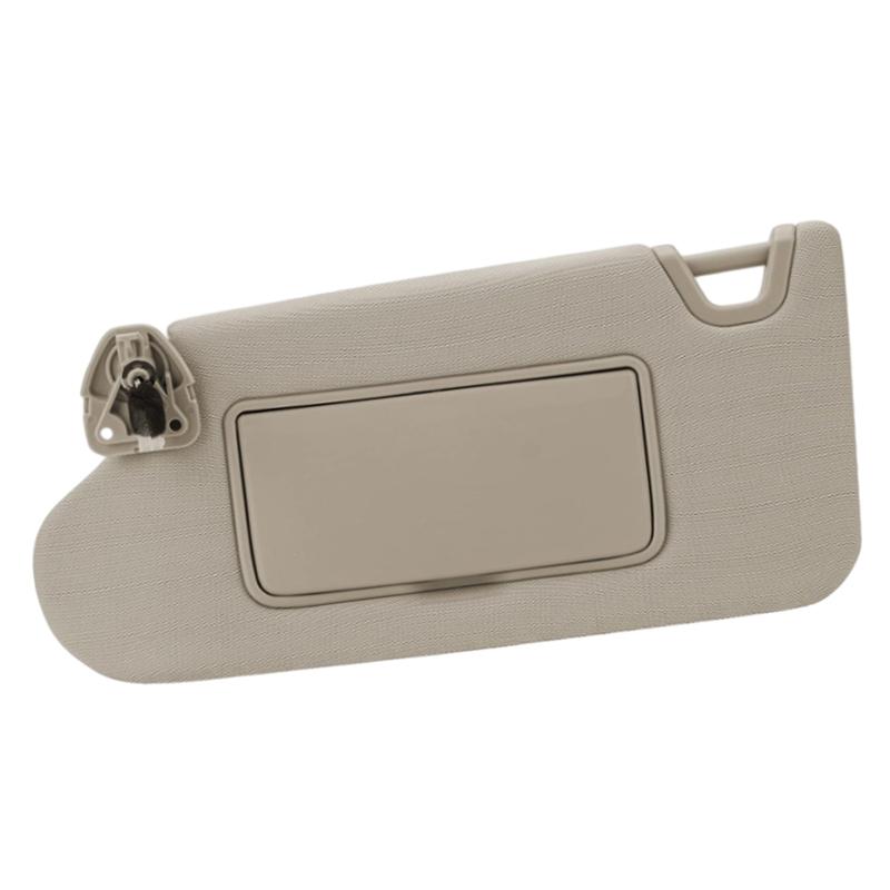 Car Interior Sun Visor With Mirror and Light Grey Beige Sun Shade for Nissan Altima 2013 2014 2015 2016 2017 2018 96401-3TA2A