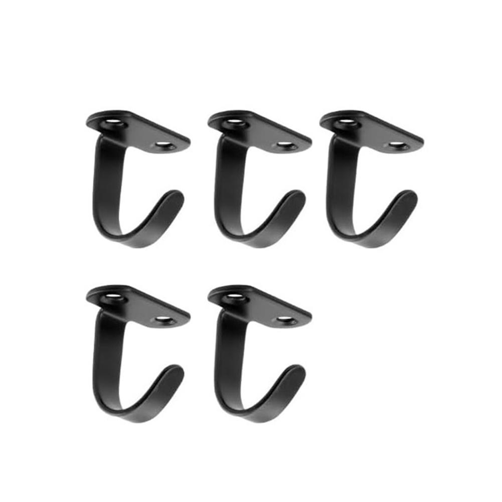 5PCS Ceiling Hooks For Hanging Ornament Hooks Top Hangers Curtain Stainless Steel T-shaped Top Mounted Hanging Hook Hardware