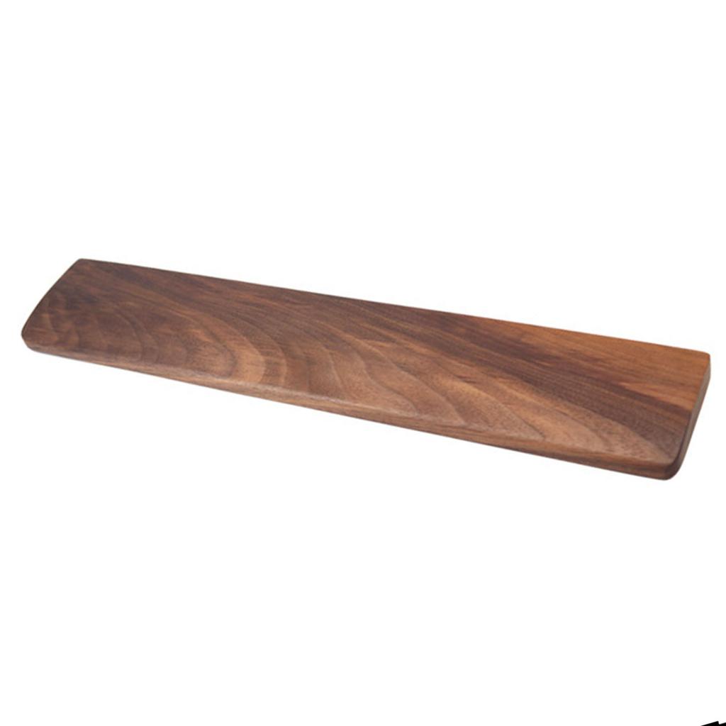 Wooden Keyboard Wrist Rest Ergonomic Comfortable Anti Slip Walnut Wood Mechanical Keyboard Palm Rest For Office