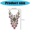 Embroidery Sequins Beads Applique Sewing on Beaded Collar Patches Wedding Dress Applique For Evening Gown Bridals Dress