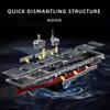 4526pcs Military Building Blocks Type 076 Amphibious Assault Ship Model NO.98013 MOC Creative Display Sichuan Ship for Boys Gift