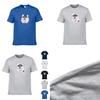 Ultra-soft Funny Happy Husky Dog T-shirt With Short Sleeve Crew Neck For Casual Wear