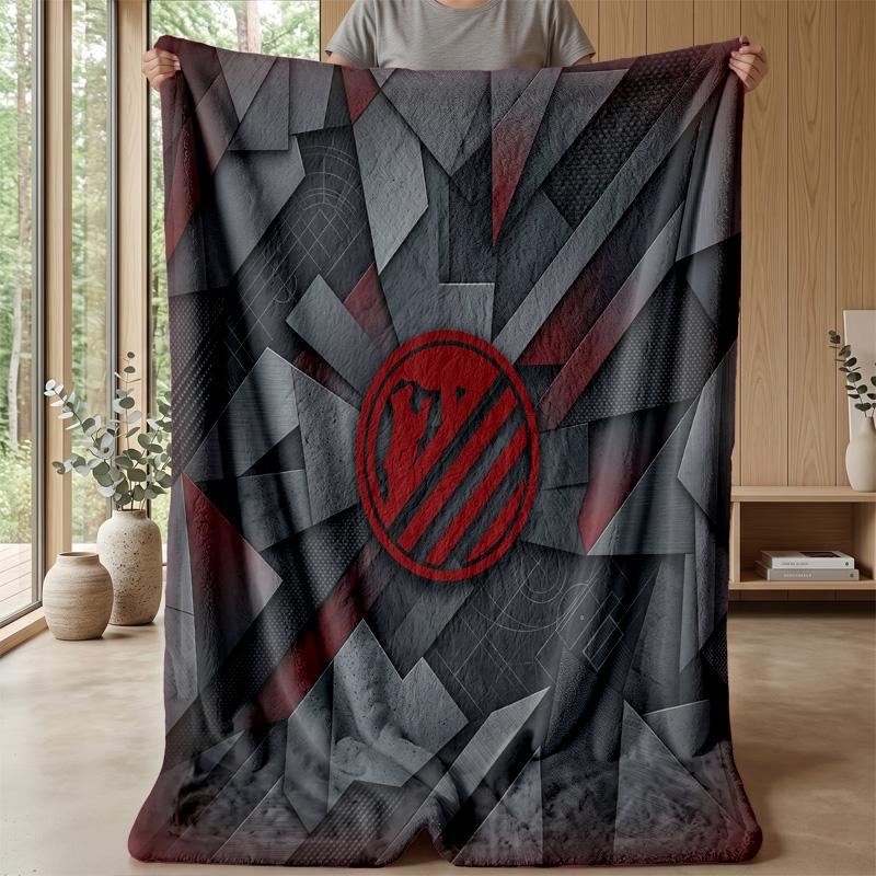 Atletico Madrid Theme blanket Soft Flannel Blanket Plush Throw Blanket Cozy Sofa Bed Blanket for Home Decor