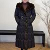 Plus Size L-7XL Fashion Winter Jackets Woman Long Parkas Hooded Faux Fur Collar Loose Thick Warm Overcoat Casual Women's Coats With Belt