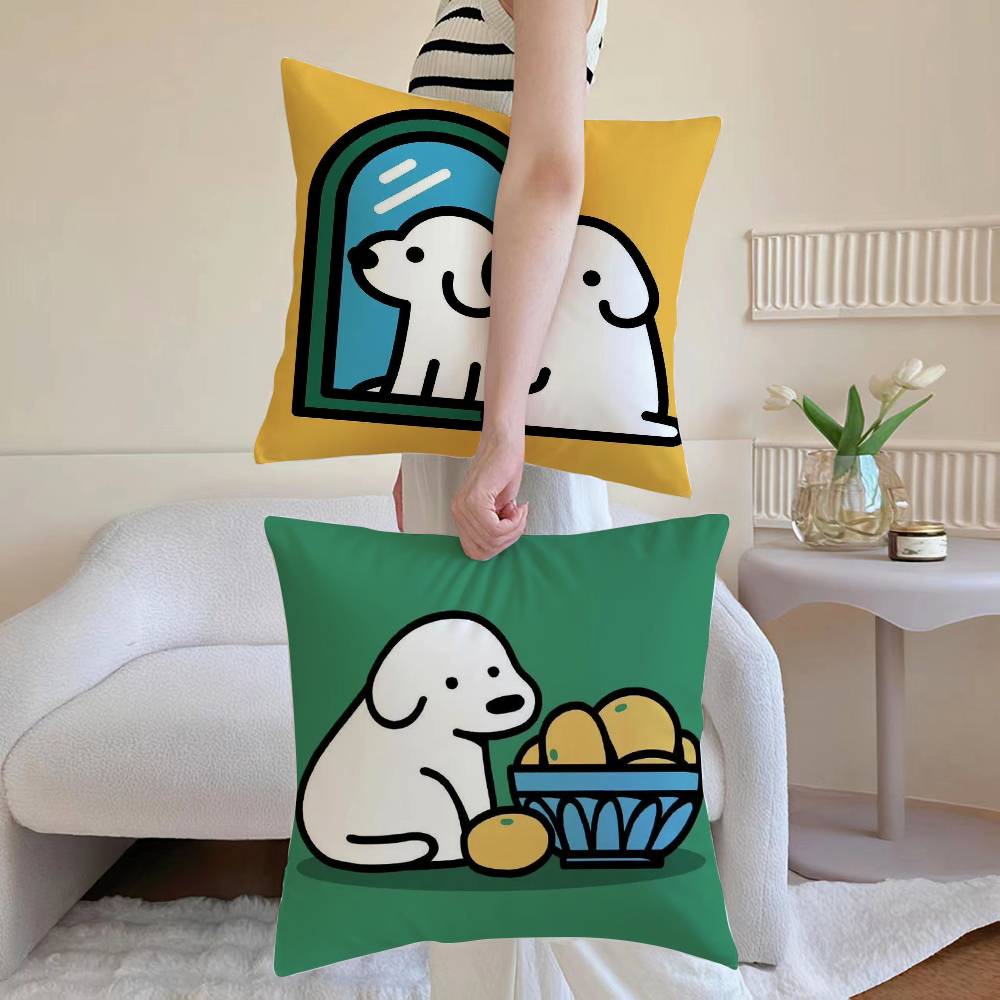 M-mat-suiS Pillow Case Anti-dustmite Invisible Zipper Sofa Bed