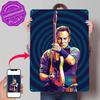 Bruce Springsteen Pop Art Portrait D Texture Printed Poster Custom Vintage Metal Tin Plate Sign for Wall Art Decoration Garage