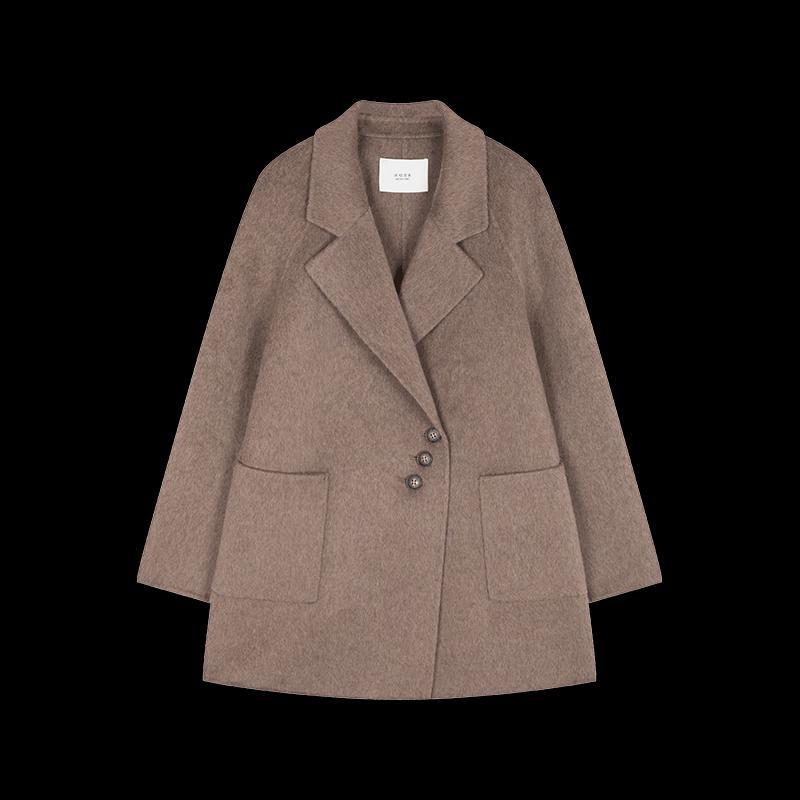 Mohan Yimei Women's Fashion Double-Faced Wool Coat