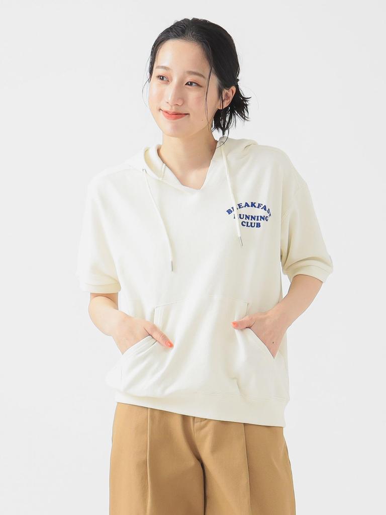 B:MING LIFE STORE by BEAMS S/S Sweatshirt [Special Order] Russell Athletic Print Hoodie Women's OFF_WHITE One Size