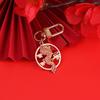Porte-clés Pendentif Auspicieux Dragon & Phénix - Poisson Koi Cadeau du Nouvel An