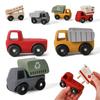 Teething Toys Baby Engineering Car Montessori Silicone Car Toys Ambulance Tipper Truck Newborn Baby Things Teether Toy Car Gifts