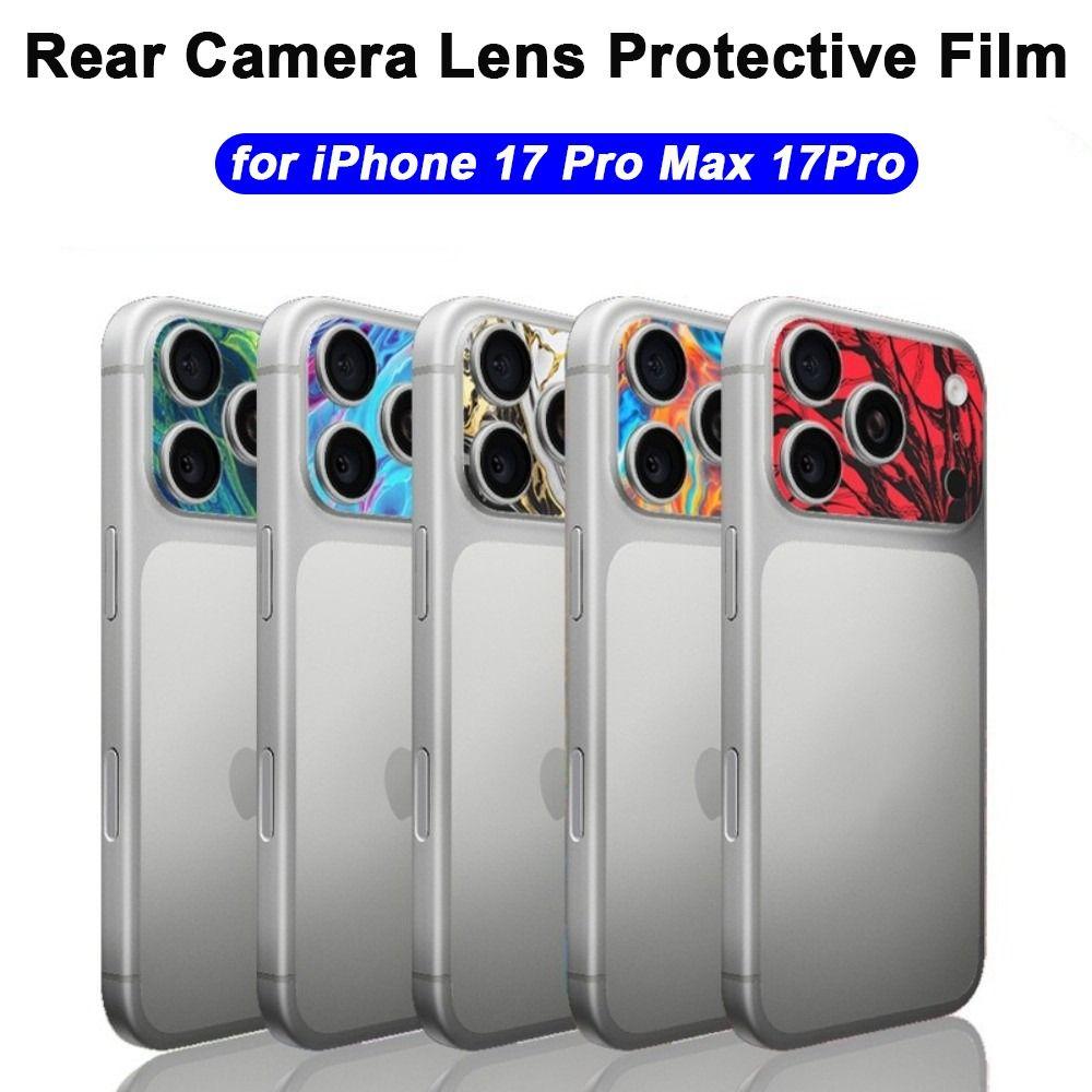 4PCS Matte Frosted Lens Protector Back Camera Protective Film for iP 17 Pro Max 17Pro Mobile Phone