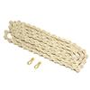 Mountain Bikes Chain 9 Speed Electroplate Rustproof Stable 2 Bridges Type Bike Chain with Chain