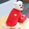 Warme Haustier-Winterkleidung für kleine Hunde, Welpen, Katzen, Pullover, weiche Fleeceweste für Chihuahua, Französische Bulldogge, Kostüm, Yorkie, Mops, Jacke