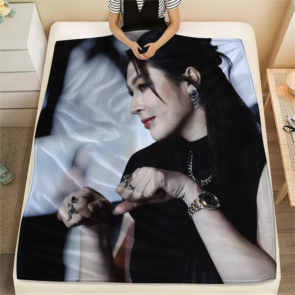 Faye Peraya pattern Flannel Blanket, High quality Comfortable for All Seasons, Home Decor, Warmth and Comfort, Perfect for Gifts.