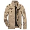 Outdoor Spring and Autumn Jacket Men's Military Style Pure Cotton Coat Men's Clothing