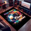 1PC Custom Name Soccer Birthday Celebration Theme Floor Mat Ideal for Living Room, Game Rooms, Office, Bedroom,Floor Mat Playful Design