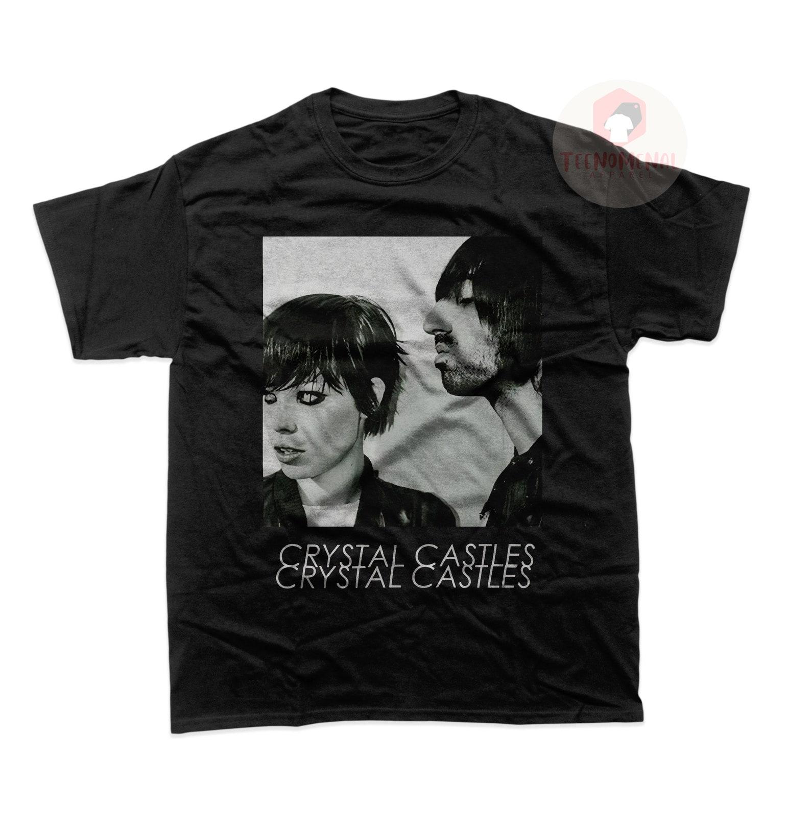 Crystal Castles Unisex T-Shirt - Music Band Graphic Tee - Printed Music Poster For Gift - Alice Glass Merch - Ethan Kath S