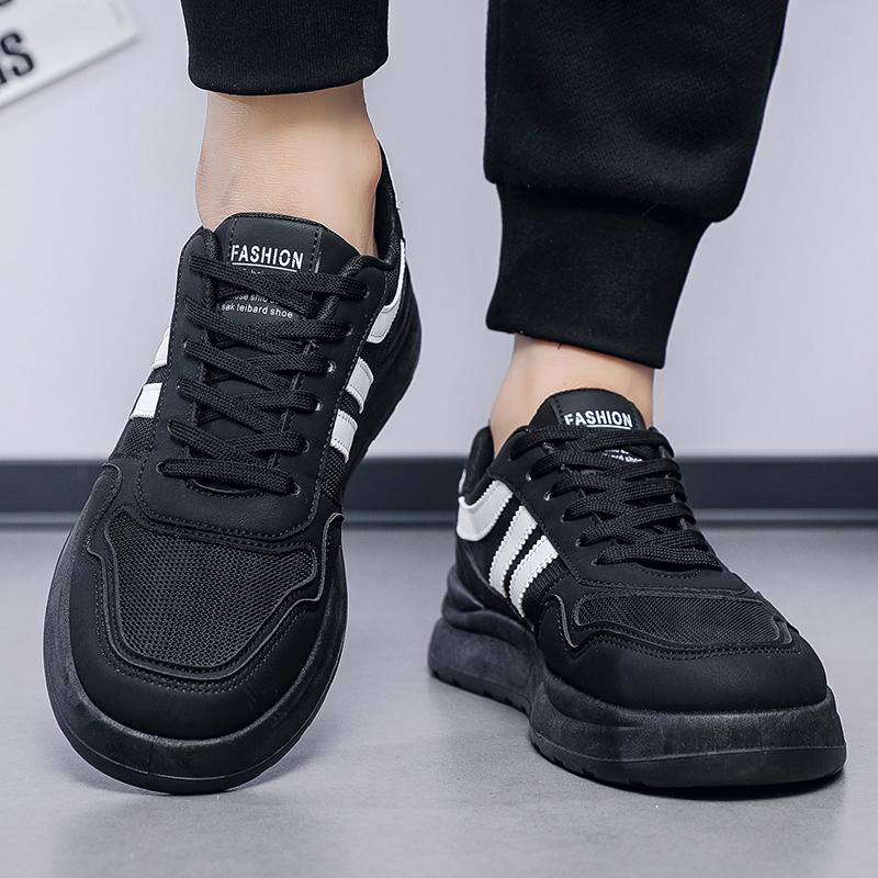 Menns Fritidsmote Fire Sesonger Studenter Komfortable Joggesko Gutter Trendy Myk Såle Pustende Sko
