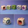 Resin Monster Dice Set Hand Painted Tabletop RPG Dice for DND Pathfinder Halloween Game Master Gift Creepy Role Playing Props