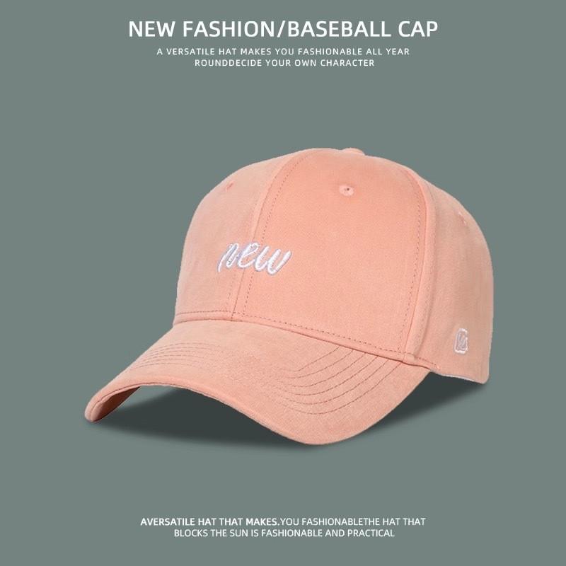 Cotton Baseball Cap With Embroidery Sun Protection For Casual Women