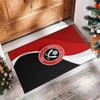 Sheffield United Football Print Crystal Velvet Rug, Comfortable Water Absorbent Non Slip Indoor Floor Carpet