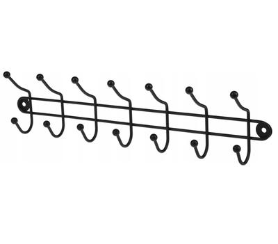 Black Wall Hanging Clothes Rack 415x11cm