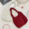 11 autumn new commuter plush shoulder bag large capacity tote bag women's casual vest bag