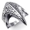Retro Viking Raven Totem Men's Fashion Ring - European & American Style