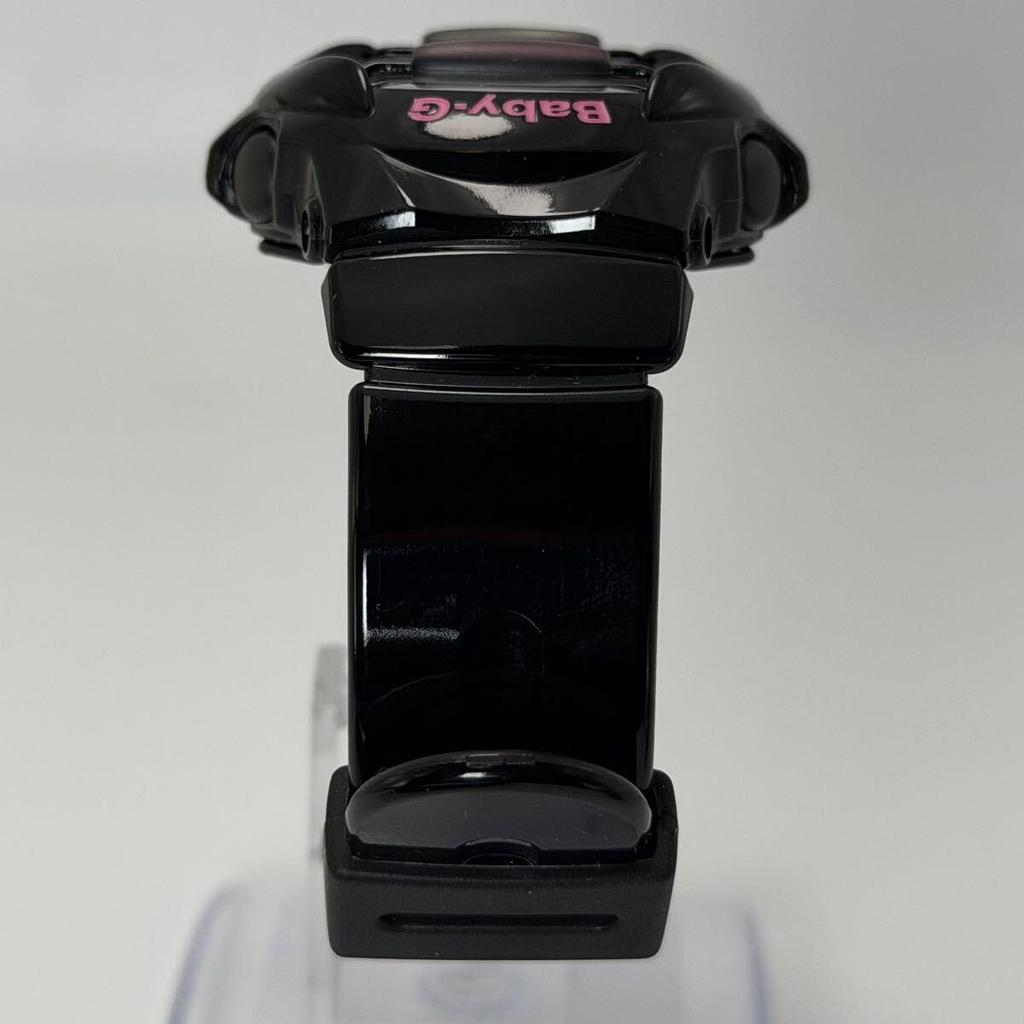Used Working item CASIO Baby-G BG-169R Casio wristwatch quartz black pink dial ladies